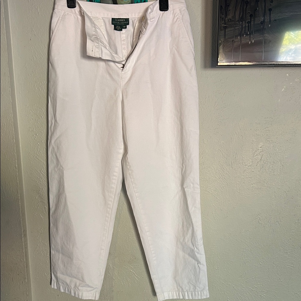 Ralph Lauren Classic White Chinos